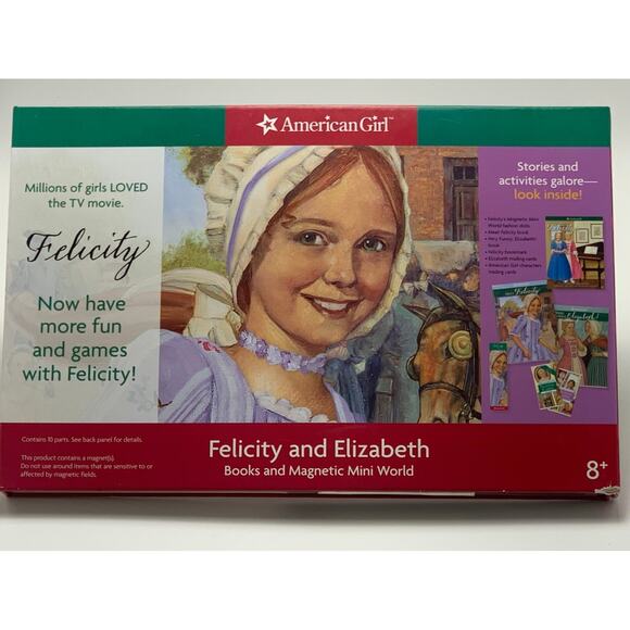 Felicity and Elizabeth Books and Mini World Set from AMERICAN GIRL - Picture 1 of 10